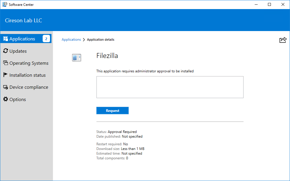 Software Center Request Software Request Approvals Made Quick and Easy - Cireson