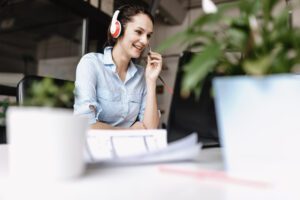 young brunette woman dressed in office style cloth L2NMWFE scaled 1