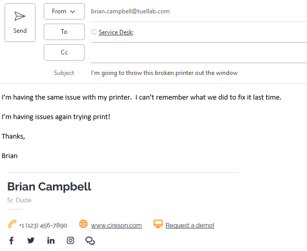 An Easy Way to Start Proactive Email Deflection - Cireson