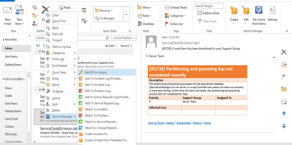 App - Outlook Console 4 Outlook Console