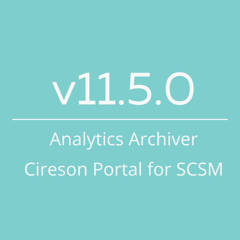 Cireson Analytics Archiver