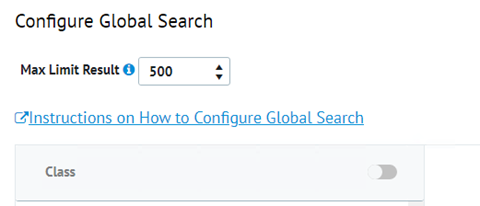Cireson Portal v11.6: configure global search