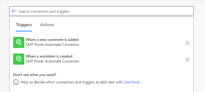 Power Automate triggers