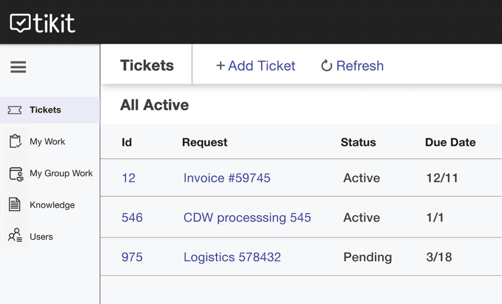 Accounting 6 Web Portal View Stay on Top of Tickets
