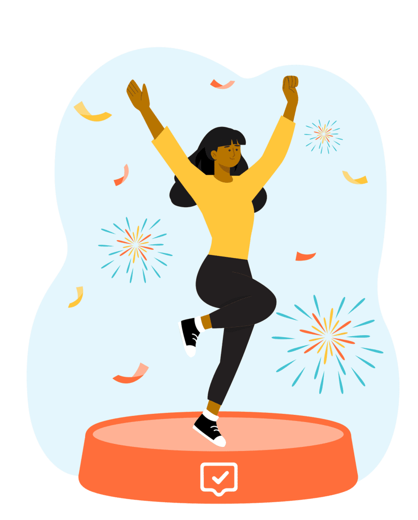 Lady Celebrating Tikit
