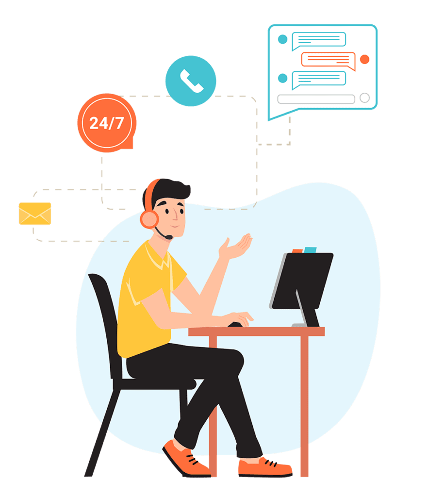 Success and Support 2 Support Page Illustration