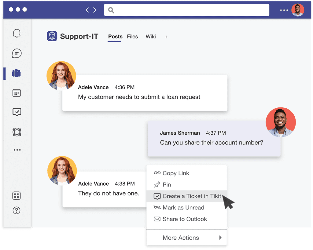 Accounting 8 Create Tikits from a Message