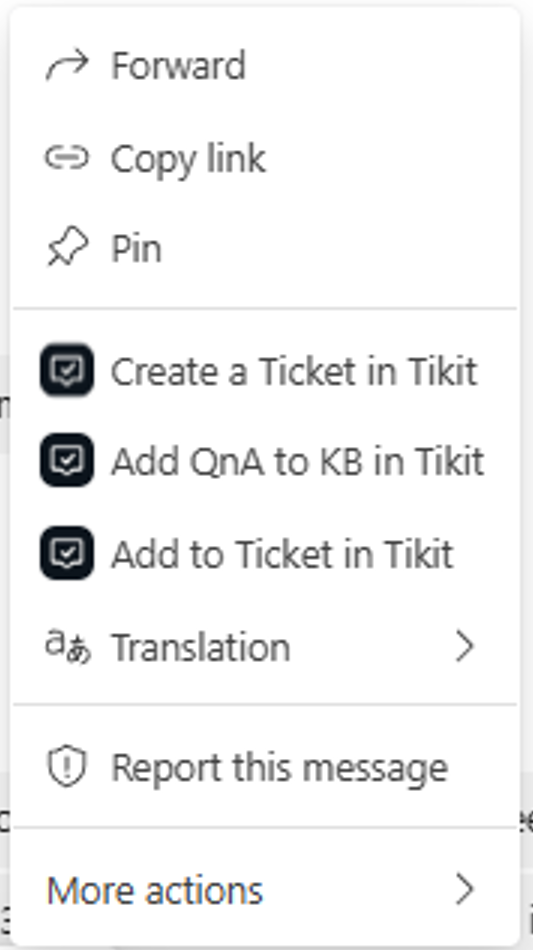 9 add to Ticket in Tikit