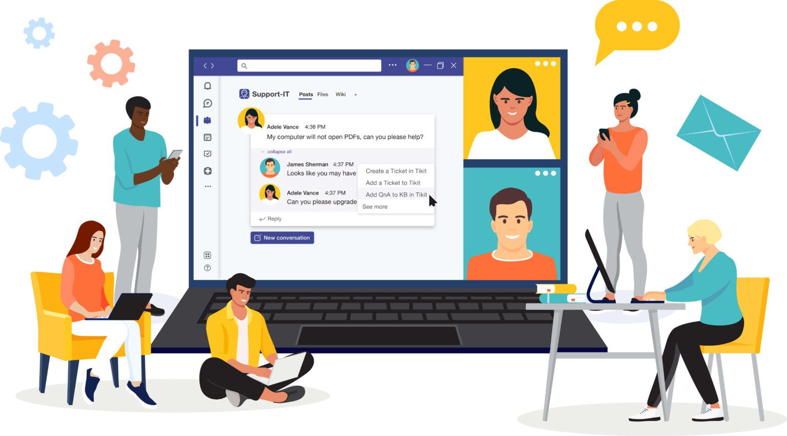Microsoft Employee Inferface Why Microsoft Teams Is Becoming the New Helpdesk Interface - Cireson